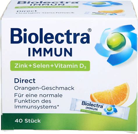 Biolectra Immun Zink + Selen + Vitamin D3 direct Micro.